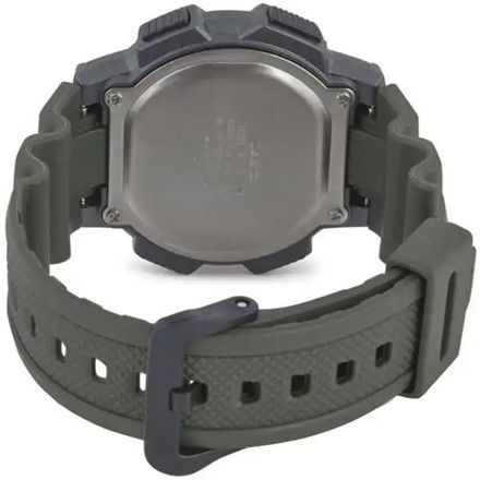 Montre Homme Bracelet En Resine Numerique Carré 5 Alarmes Longue Autonomie Etanche-ae-1000w-3avdf thumbnail 5