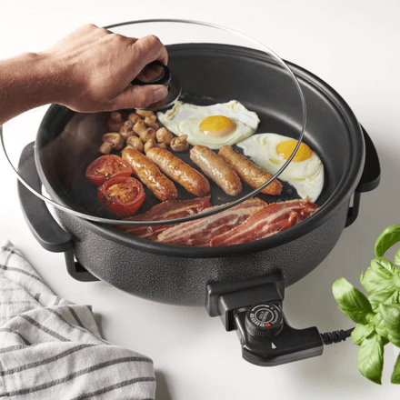 Cuisinière Électrique Polyvalente Avec Couvercle Transparent thumbnail 2