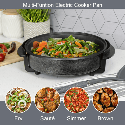 Cuisinière Électrique Polyvalente Avec Couvercle Transparent thumbnail 7