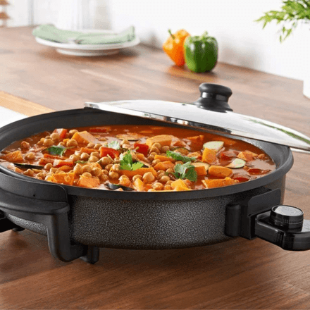 Cuisinière Électrique Polyvalente Avec Couvercle Transparent thumbnail 8