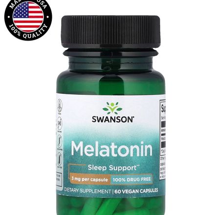 Mélatonine, 3mg 60 Capsules. Made In Usa thumbnail 1
