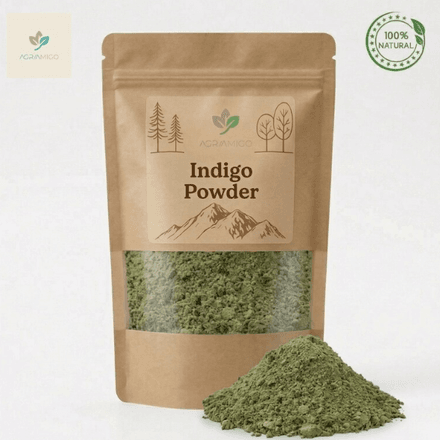 Poudre D'indigo 100% Naturelle – Coloration Capillaire Sain Et Naturel | Traitement Peau 100gr thumbnail 2