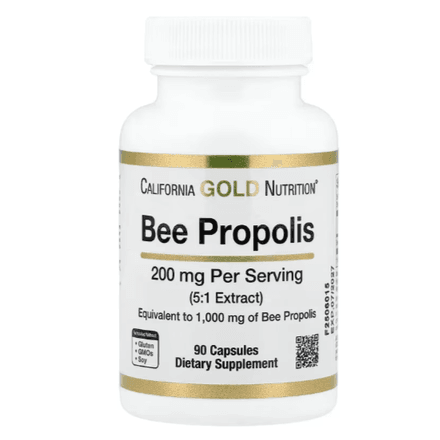 Bee Propolis, 200 Mg, 5:1 Extract, 90 Capsules thumbnail 1