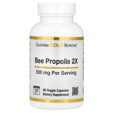 Bee Propolis 2x, Concentrated Extract, 500 Mg, 90 Veggie Caps thumbnail 1