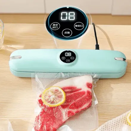 Appareil De Mise Sous Vide Alimentaire Pour Usage Domestique, Double Voltage Et Fermeture Hermétique thumbnail 1