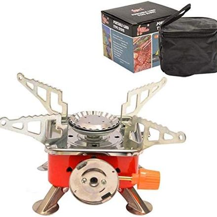Brûleur De Réchaud Pliable Et Coupe-vent Ultra Léger Pour Camping thumbnail 1