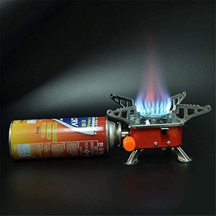 Brûleur De Réchaud Pliable Et Coupe-vent Ultra Léger Pour Camping thumbnail 2