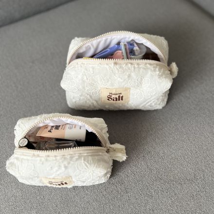 Pack Trousse Medium & Small [fleurie Blanche] thumbnail 2