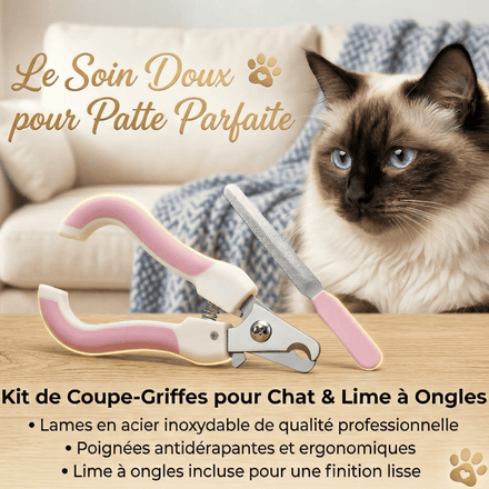 Kit De Coupe Griffes Chien Et Chat Avec Lime À L'ongles  thumbnail 1