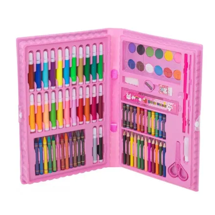 Coffret Artistique 86 Pièces Enfant Et Ado – Kit Dessin Et Peinture Complet thumbnail 1