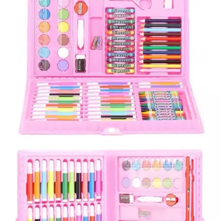 Coffret Artistique 86 Pièces Enfant Et Ado – Kit Dessin Et Peinture Complet thumbnail 4