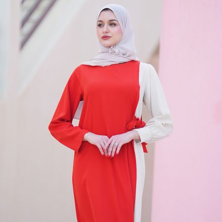 Robe Harmonie- Rouge thumbnail 3