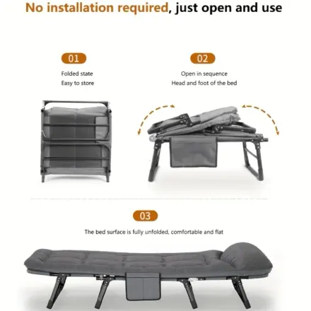 Chaise Pliante D’extérieur Polyvalente – Idéale Pour Plage, Camping, Piscine Et Terrasse thumbnail 2