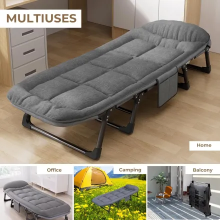 Chaise Pliante D’extérieur Polyvalente – Idéale Pour Plage, Camping, Piscine Et Terrasse thumbnail 8