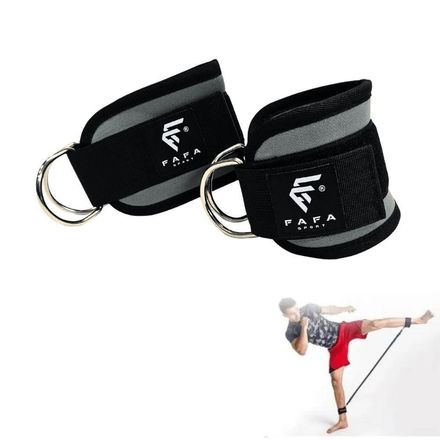 Sangles De Cheville Réglables Pro | Exercices Jambes Et Fessiers | Fitness & Renforcement thumbnail 2
