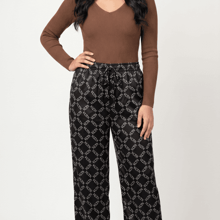 Pantalon Large Fluide Imprimé thumbnail 2