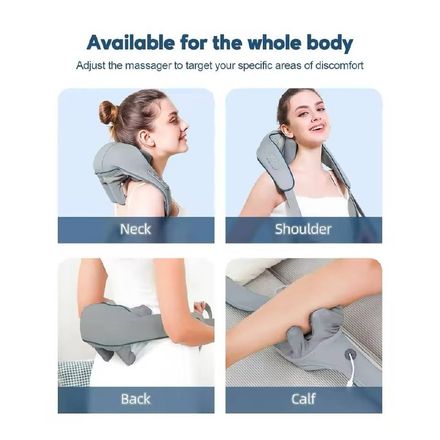 Masseur Électrique Avec Chaleur – Rechargeable ( Couleur Aléatoire ) thumbnail 3