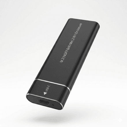 Boîtier Externe M.2 Ssd Vers Usb-c thumbnail 1