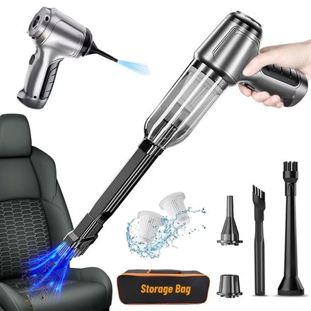 Spirateur De Voiture Portable Sans Fil Pour La Maison, Souffleur À Main, Plumeau À Air,appareils Électroménagers,livres D'aspiration De Bain thumbnail 7