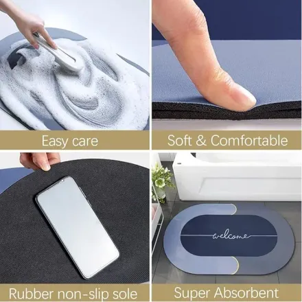 Alliez Sécurité Et Style Avec Notre Nouveau Tapis De Bain Antidérapant (colleur Désigne Aléatoire) thumbnail 6