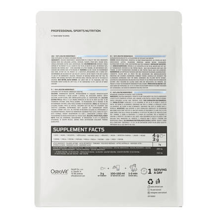 100% Creatine Monohydrate 500 G Naturel | Créatine Pure | Force & Performance | 166 Portions thumbnail 3