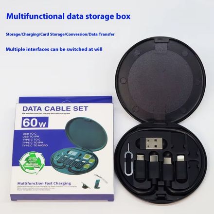 Kit De Câble De Charge Et De Données Usb C Multifonction Multiport 5 En 1 thumbnail 3