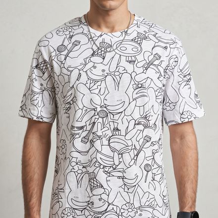 T-shirt À Motifs Dessinés Lapins & Objets Fun thumbnail 2