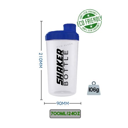 Shaker Sans Bpa 700 Ml Avec Filtre – Shaker Protéine Antifuite Pour Whey, Bcaa Et Compléments Alimentaires thumbnail 3