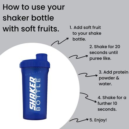 Shaker Sans BPA avec Filtre – Antifuite pour Whey, BCAA & Compléments Alimentaires thumbnail 7