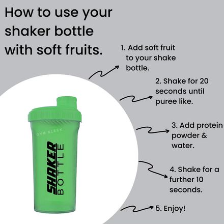 Shaker Sans BPA avec Filtre – Antifuite pour Whey, BCAA & Compléments Alimentaires thumbnail 5