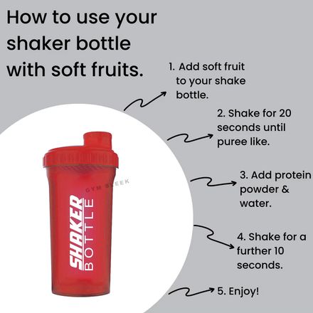 Shaker Sans BPA avec Filtre – Antifuite pour Whey, BCAA & Compléments Alimentaires thumbnail 4