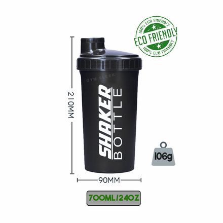 Shaker Sans Bpa Avec Filtre – Antifuite Pour Protéines, Bcaa & Compléments Alimentaires thumbnail 5