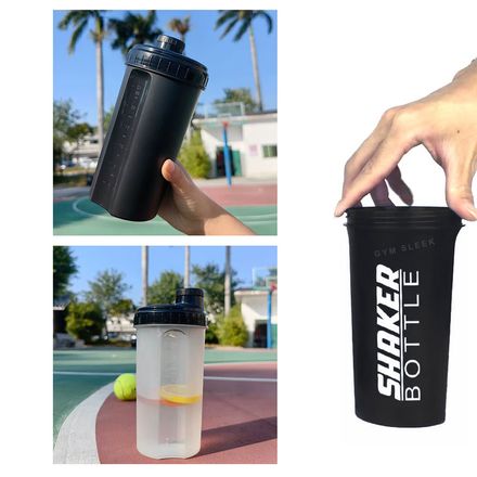 Shaker Sans Bpa Avec Filtre – Antifuite Pour Protéines, Bcaa & Compléments Alimentaires thumbnail 7