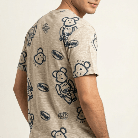 T-shirt – Motif Ours Fun & Style Urbain thumbnail 2