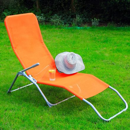 Chaises Longues Pliables Détente Extérieure - Couleur Aléatoire thumbnail 3