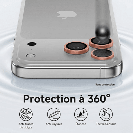 Protection De Camera Pour Iphone 17 Pro / 17 Pro Max -titane Désert thumbnail 2