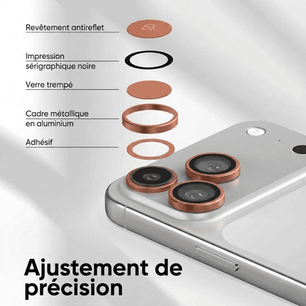 Protection De Camera Pour Iphone 17 Pro / 17 Pro Max -titane Désert thumbnail 3