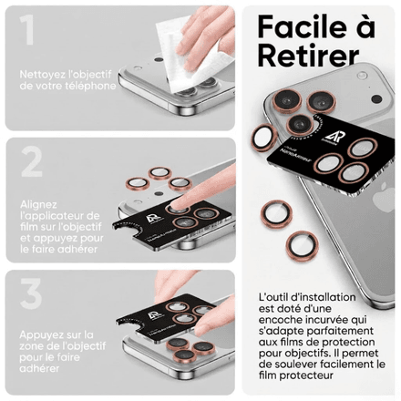 Protection De Camera Pour Iphone 17 Pro / 17 Pro Max -titane Désert thumbnail 6