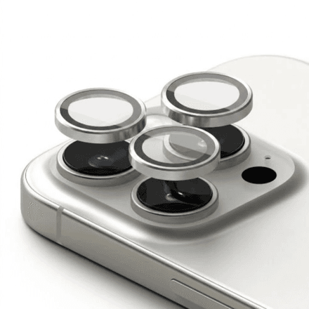 Protection De Camera Pour Iphone 16 Pro / 16 Pro Max - Silver thumbnail 2