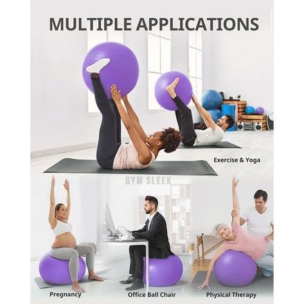 Ballon De Yoga Et Fitness Anti-explosion, antidérapant thumbnail 6