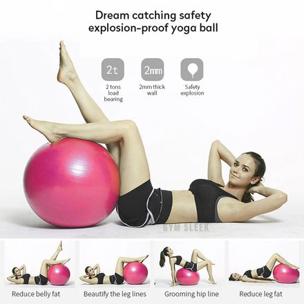 Ballon De Yoga Et Fitness Anti-explosion Antidérapant  thumbnail 2