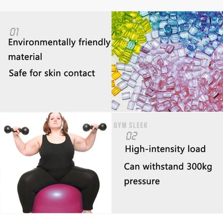 Ballon De Yoga Et Fitness Anti-explosion Antidérapant  thumbnail 3