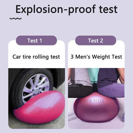 Ballon De Yoga Et Fitness Anti-explosion Antidérapant  thumbnail 7