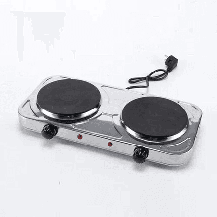 Réchaud Électrique Double Plaque Portable Pour Cuisine Pratique (colleur Aléatoire) thumbnail 2