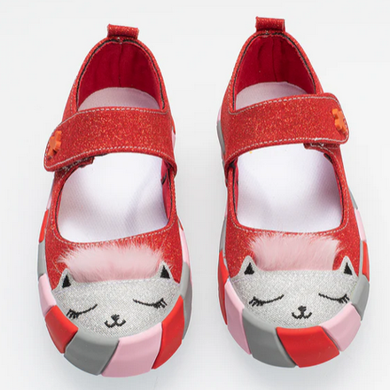 Fairy Tale Red Ballerina Shoes – Casabony Edition thumbnail 3