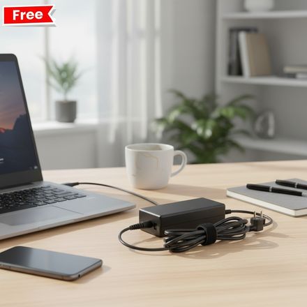 Chargeur pour pc portable HP + câble alimentation Gratuit thumbnail 2