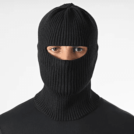 Cagoule D’hiver Tricotée Chaude Anti-froid – Protection Intégrale – Couleur Aléatoire thumbnail 3