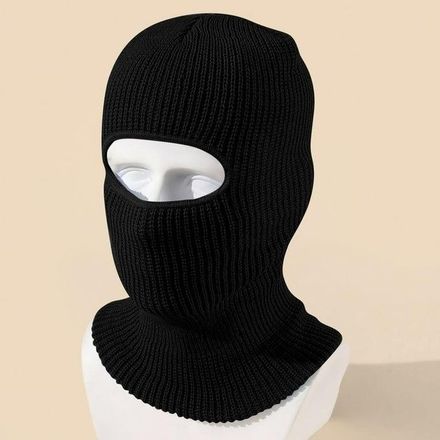 Cagoule D’hiver Tricotée Chaude Anti-froid – Protection Intégrale – Couleur Aléatoire thumbnail 2
