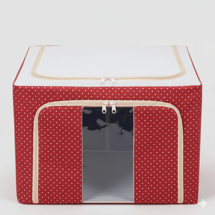 Boîte De Rangement Pliable Grande Capacité Pour Vêtements Et Organisation Maison – Couleur Aléatoire thumbnail 5