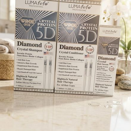 Crystal Protein 5d – Pack Traitement Capillaire Lissage & Réparation thumbnail 1